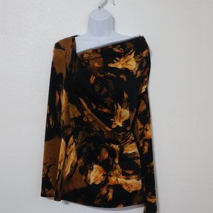 Fire Prints Long Sleeves Top